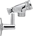 Polished Chrome Hand Shower Spray Holder Wall Bracket Pin Mount Set