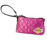 NBA Los Angeles Lakers Pink Quilted Wristlet