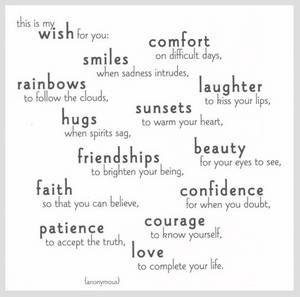 Quotable Cards - "This is My Wish . . . "