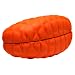 Orange Bubble Style Oversized Eyeglass Case