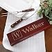 Chef's Carving Knife Set With Engraved Wood Case