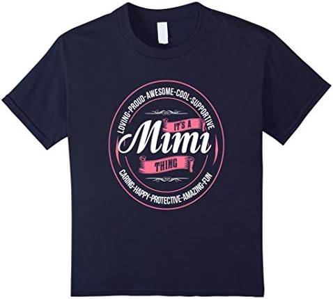 Kids Proud Mimi Shirt It's A Mimi Thing 8 Navy