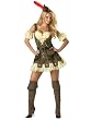 Robin Hood Costume Hero Renaissance Costume Mini Dress Sexy Adult Theatre Costumes