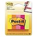 Page Markers, Five Neon Colors, Five Pads of 100 Strips Each, 500 per Pk