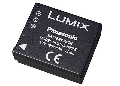 Childrens Toyshop  Electronics : Official Panasonic CGA S007 Rechargeable Lithium Battery for Lumix DMC-TZ1 TZ2 TZ3