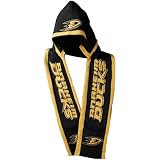 Anaheim Ducks Knit Hooded Scarf With Pockets