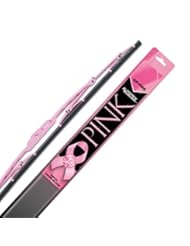 AutoTex PINK AP-P16 Plus Pink Metal Universal Wiper Blade, 16" (Pack of 1)