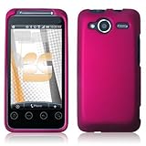 Rose Pink Rubberized Hard Phone Cover for HTC EVO Shift 4G