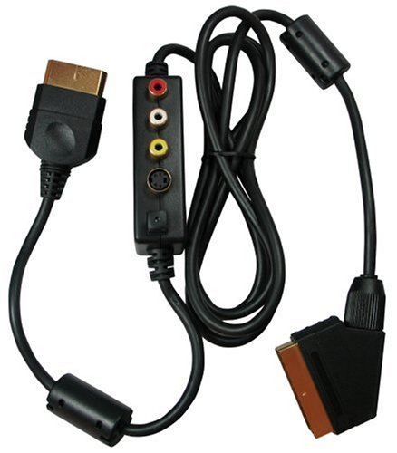 Xbox - RGB-Scart Cable Advance Gold Schwarz