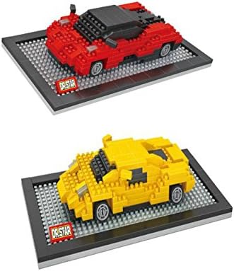 Otulet Diamond Blocks Micro Blocks Small Building Block Set Micro Assembled Blocks - Super Car (with Otulet FREE Brick Separator)
