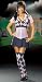 Size Large (10-14) - Sexy Etiquette Schoolgirl Costume WITH Stockings! (hair ribbons, shoes not incl