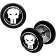 0 Gauge The Punisher Cheater Plugs Set