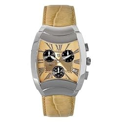 LANCASTER UNIVERSO CHRONO WATCH GOLD STRAP & DIAL OLA0295GL/GL