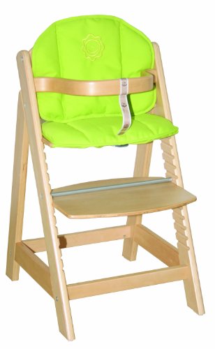 roba 7558 - Treppenhochstuhl Sit up I Canvas gr&uuml;n mit Stickerei Sonne in gr&uuml;n Preisvergleich