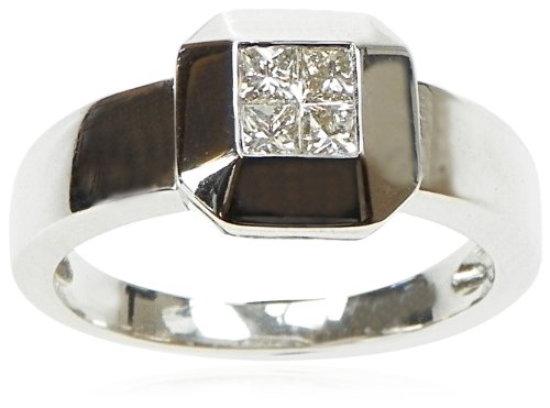 Orphelia Damen-Ring 750 Gold 4 Diamanten 0.26 Carat Gr. 58 (18.5) RD-3210/58 Preisvergleich