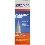 Zicam No Drip Liquid Nasal Gel, Seasonal Allergy Relief, Non-Drowsy, 0.5-Ounce (15 ml) (Pack of 2)