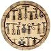 Set of Four Vintage Cork Screws Coasters - Style TSAN1