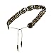 3 Strand Beaded Hat Band - Dirty Wood OSFM