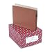 Smead Redrope Paper Gusset Letter Size Straight Cut 3 1/2 Inch-Expandable File Pockets 25 Count (73224)