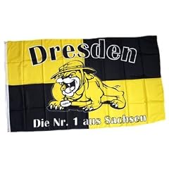 Fahne / Flagge Dresden Bulldogge Fan NEU 90 x 150 cm