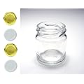 Cap+Cro - 30 St�ck Rundgl�ser 53 ml, Deckelfarbe: weiss