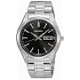 Men's Stainless Steel Black Dial