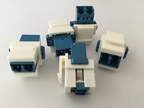 Keystone Fiber Optic (Duplex) LC coupler - Singlemode (5 Pack)