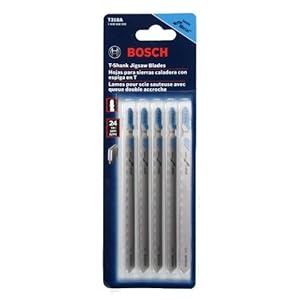 4" X 24-Tooth T-Shank Jigsaw Blades (Pack of 5)