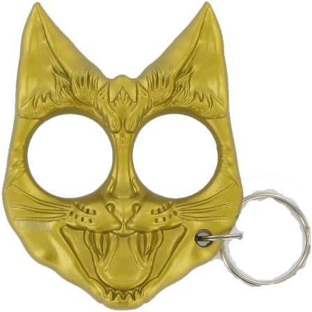 Wild Cat Self Defense Key Chain-GOLD