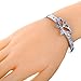 YAZILIND Jewelry Elegant Hollow Butterfly Charming Bangle Bracelet 2.2