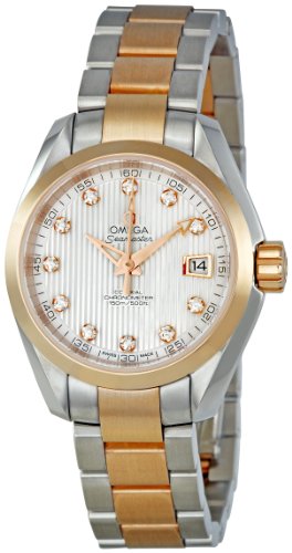 Omega Men's 231.20.30.20.55.001 Aqua Terra Mother Of Pearl Dial Watch