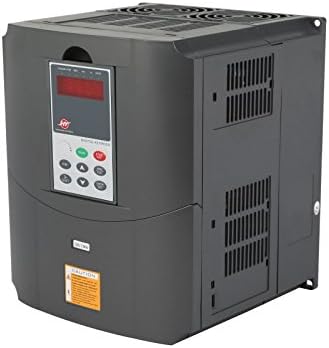 PowerHalo VFD Drive VFD 7.5KW VFD Inverter 10HP Variable Frequency Drive Inverter for Spindle Motor Speed Control (7.5kw VFD)