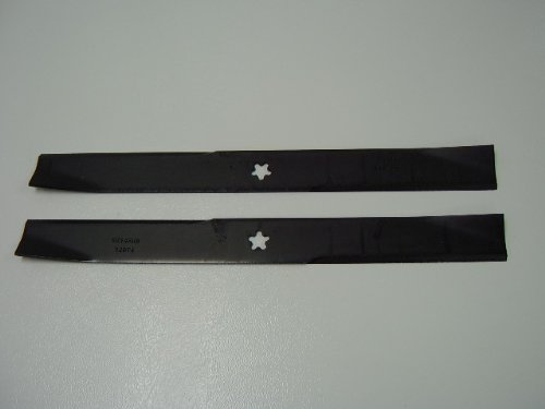 Set of 2, Made In USA Heavy Duty Blades With Less Lift To Replace Craftsman, Poulan, Husqvarna 403107, 405380