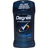 Degree Anti-Perspirant & Deodorant Invisible Solid, Cool Rush, 2.7-Ounce Sticks (Pack of 6)