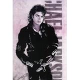 Michael Jackson (In Black Leather) Music Poster Print 80s - 11x17