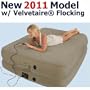 2011 Intex Super-Soft Velvetaire� Flocked Queen (Full) Sized Memory Foam Airbed w/ Built-in Remote AC-Pump (Brown)