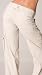 Alice + Olivia Oatmeal Wide Leg Cargo Pant