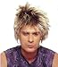 Short Mixed Blonde Costume Unisex Rocker Wig