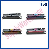 HP Color Q3960A Q3961A Q3962A Q3963A Toner Cartridges for HP Color LaserJet 2550 2550L 2550LN 2550N 2820 2840 Series Printers, Remanufactured