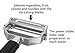 Customhouse Premium Quality Dual Julienne and Vegetable Peeler with easy-grip rubber handle