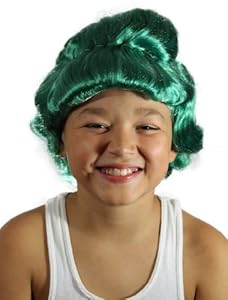 My Costume Wigs Boy's Oompa Loompa Wig (Green) One Size fits all