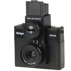 Holga 135TLR zwei�ugige Kamera mit Lichtschachtsucher schwarz