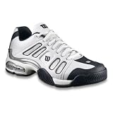 Wilson Pro Staff Fusion Mens Tennis Shoe   White/Navy/Silver