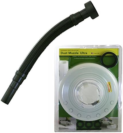 Dust Muzzle DMU8 Dust Collector for 7/8" Grinders with 18" Stepdown Adapter Hose