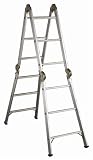Werner 6-Foot 300-Pound Duty Rating Aluminum Multi-Master Articulated Ladder #M1-6-12