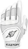 New Easton VRS Pro III Adult Batting Gloves WHITE XL New Easton VRS Pro III Adult Batting Gloves WHITE XL