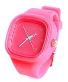 Epic Timepieces: The Catalyst- Hot Pink on Hot Pink (Includes Additional White Band)