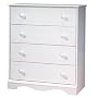 South Shore Furniture, 4 Drawer Chest, Pure White