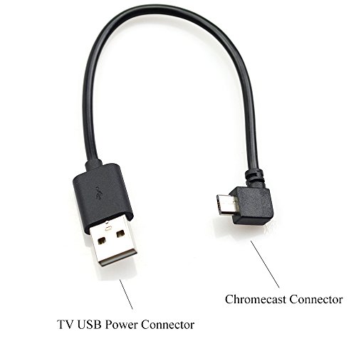 Chromecast USB Cable. Designed to Power Your Google Chromecast HDMI