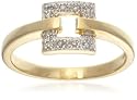 9ct Yellow Gold AMR260477 Ladies 0.04ct Diamond Ring